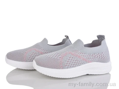 Кроссовки текстиль серый дети девочка, Детски кроссовки оптом