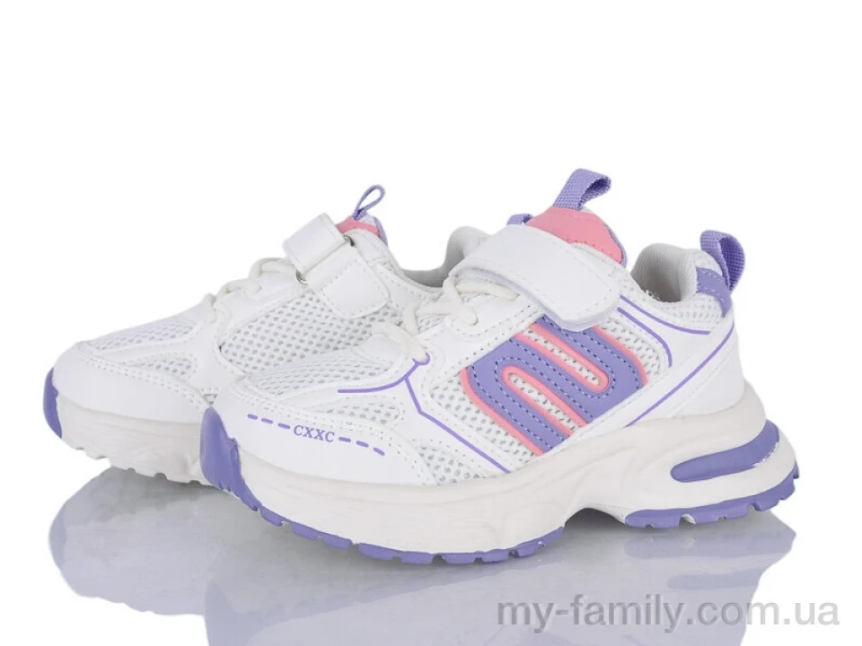 Кросівки штучна шкіра-текстиль білий діти дівчинка, Дитячі кросівки оптом