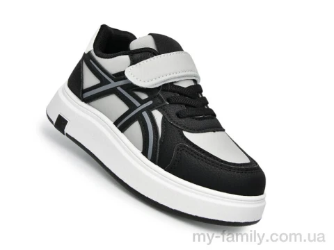 Кросівки штучна шкіра сірий діти унісекс, Кросівки оптом