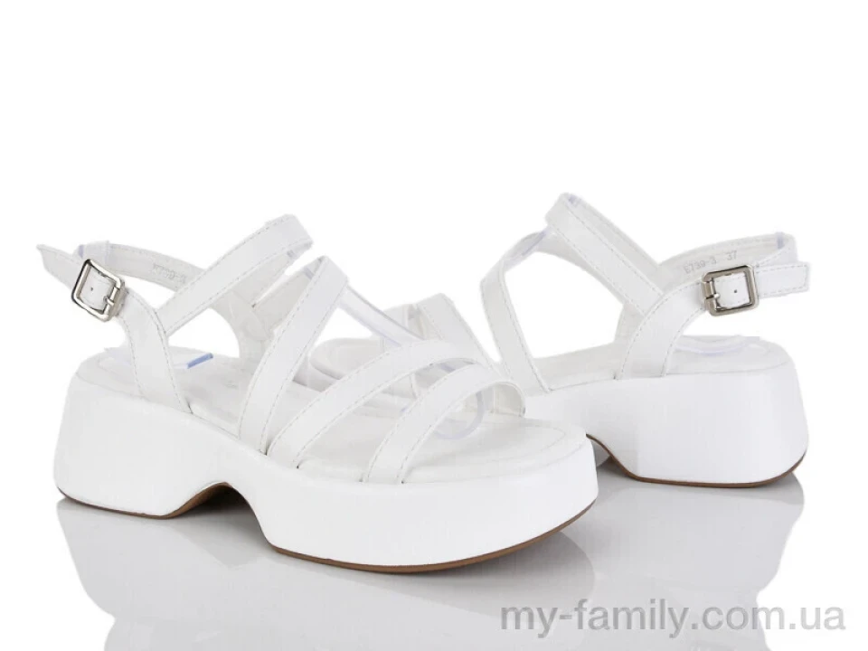 Босоножки искусственная кожа белый женщины -, Женские босоножки оптом