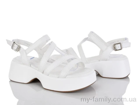 Босоніжки штучна шкіра білий жінки -, Жіночі босоніжки оптом