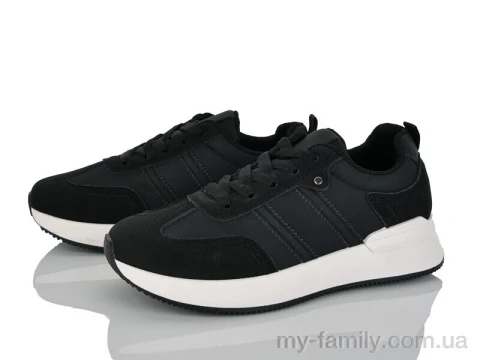 Кросівки штучна шкіра-штучна замша чорний жінки -, Жіночі кросівки оптом