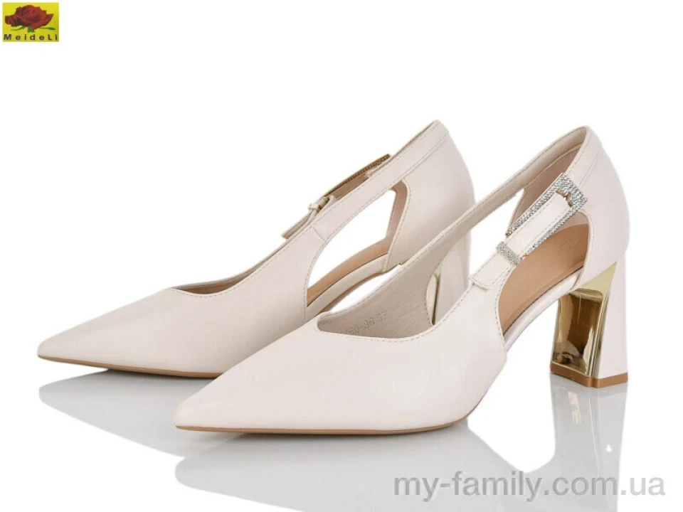 Туфлі штучна шкіра бежевий жінки -, Туфлі жіночі оптом