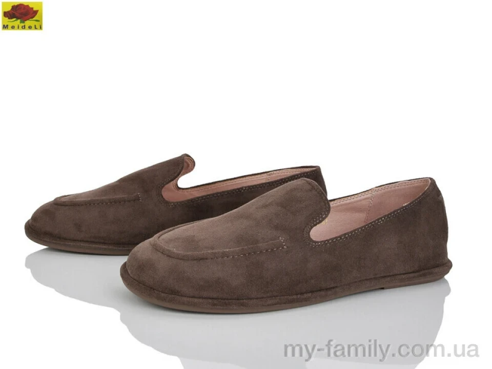Туфли искусственная замша коричневый женщины -, Туфли женские оптом