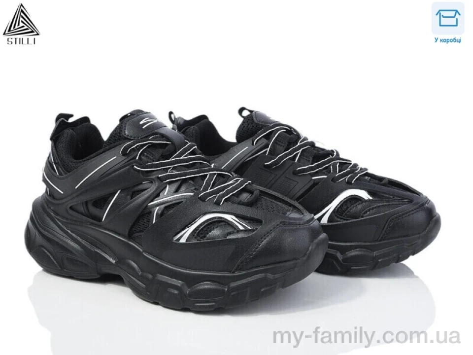 Кросівки штучна шкіра-текстиль чорний жінки -, Жіночі кросівки оптом