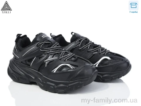 Кросівки штучна шкіра-текстиль чорний жінки -, Жіночі кросівки оптом