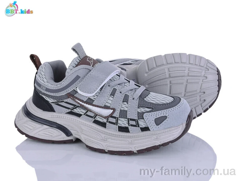 Кросівки штучна шкіра-текстиль сірий діти унісекс, Дитячі кросівки оптом