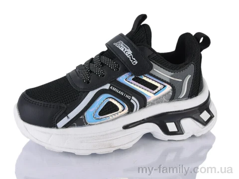 Кросівки штучна шкіра-текстиль чорний діти унісекс, Дитячі кросівки оптом