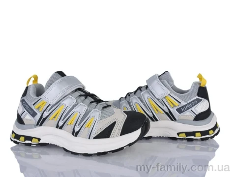 Кросівки штучна шкіра-текстиль сірий діти хлопчик, Дитячі кросівки оптом