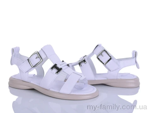 Босоніжки штучна шкіра білий жінки -, Жіночі босоніжки оптом