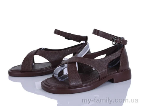 Босоножки искусственная кожа коричневый женщины -, Женские босоножки оптом