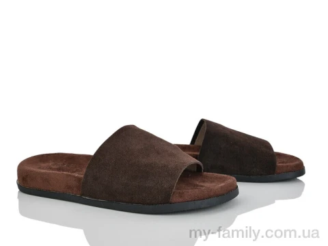 Шлепки искусственная замша коричневый женщины -, Женские шлепки оптом