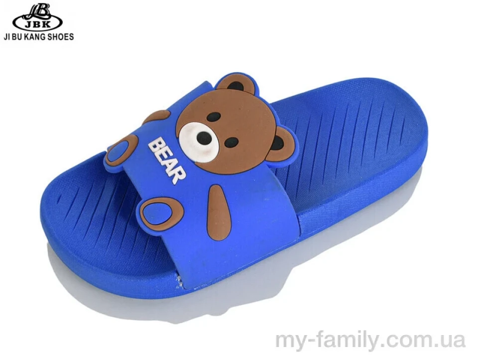 Шльопанці силікон синій діти хлопчик, Дитячі шльопанці оптом