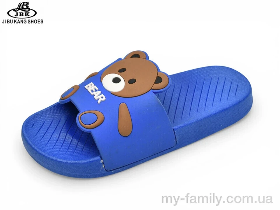 Шльопанці силікон синій діти хлопчик, Дитячі шльопанці оптом