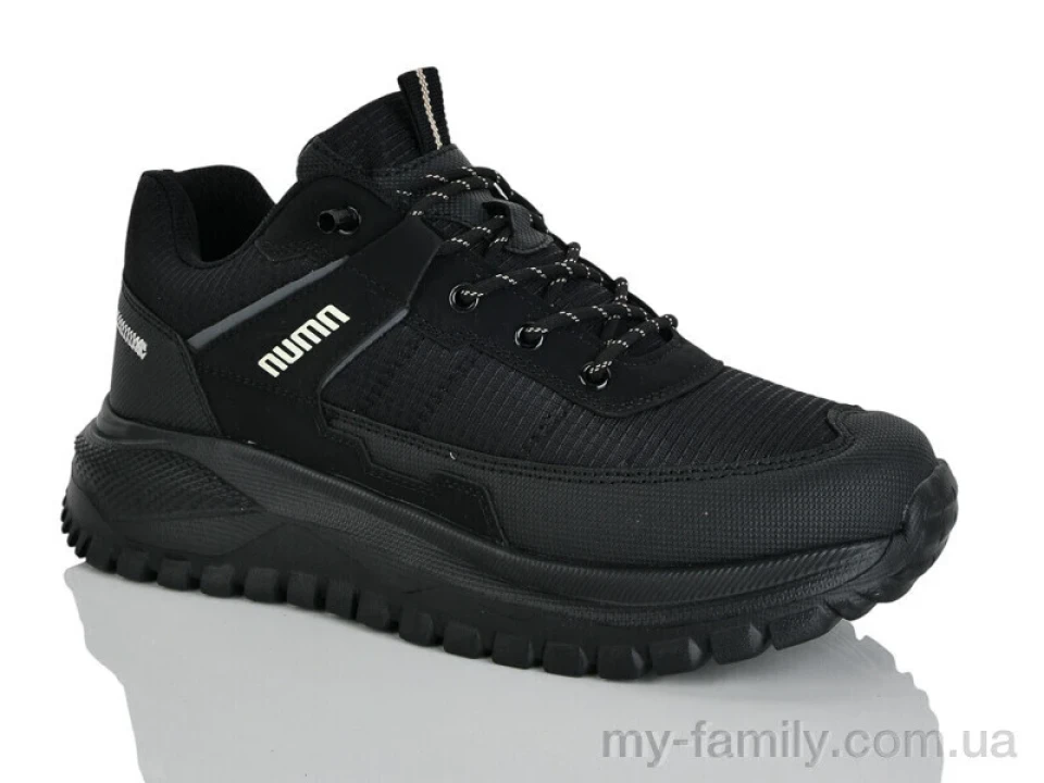 Кросівки штучний нубук-текстиль чорний чоловіки -, Чоловічі кросівки оптом