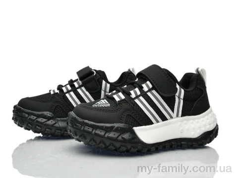 Кросівки штучна шкіра-текстиль чорний діти унісекс, Дитячі кросівки оптом