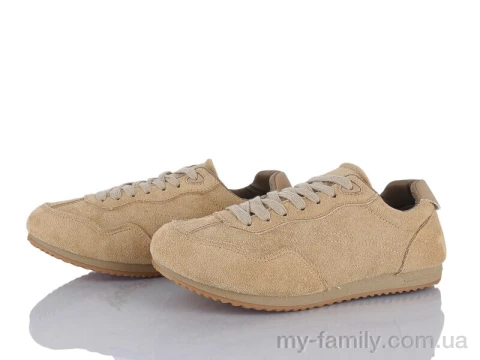 Кросівки штучна замша бежевий жінки -, Жіночі кросівки оптом