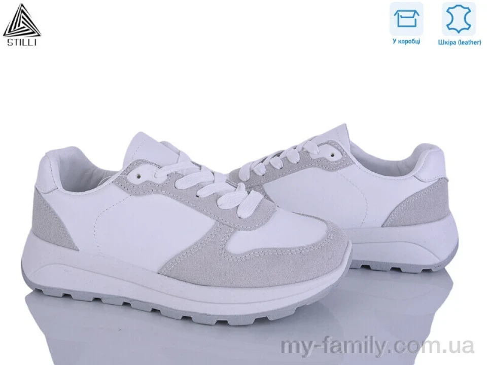 Кросівки натуральна шкіра-натуральна замша білий жінки -, Жіночі кросівки оптом