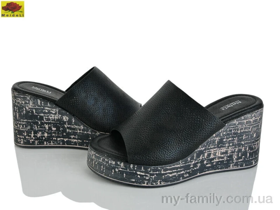 Шльопанці штучна шкіра чорний жінки -, Жіночі шльопанці оптом