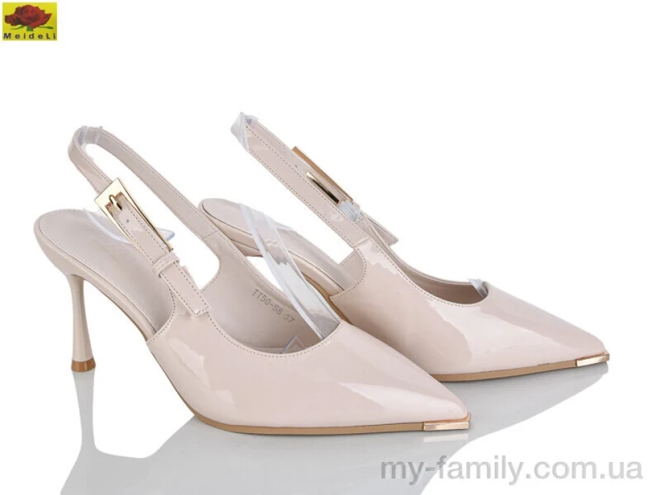 Туфлі штучний лак бежевий жінки -, Туфлі жіночі оптом