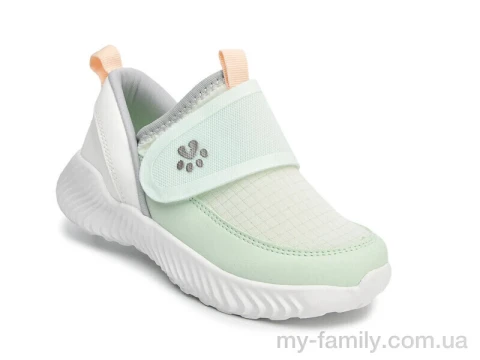 Кросівки штучна шкіра-текстиль зелений діти дівчинка, Дитячі кросівки оптом