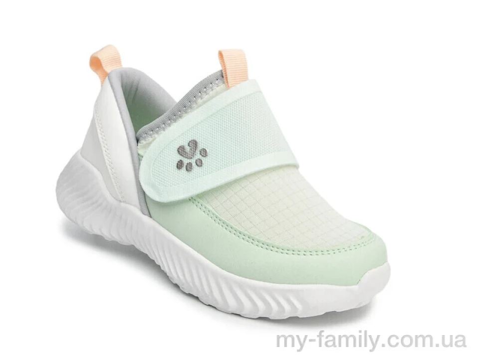 Кросівки штучна шкіра-текстиль зелений діти дівчинка, Дитячі кросівки оптом