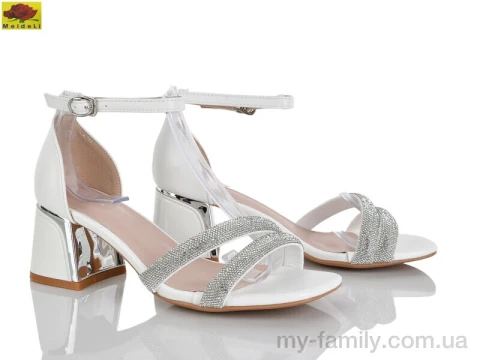 Босоножки искусственная кожа белый женщины -, Женские босоножки оптом