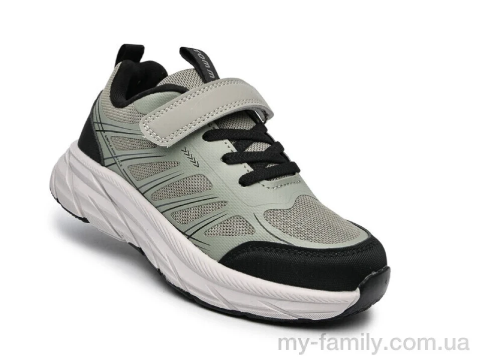 Кросівки штучна шкіра-текстиль зелений діти унісекс, Дитячі кросівки оптом