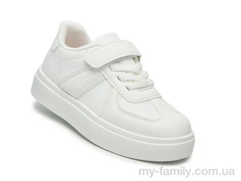 Кросівки штучна шкіра білий діти хлопчик, Дитячі кросівки оптом