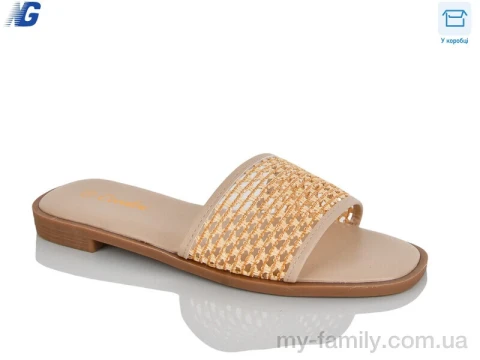 Шльопанці текстиль бежевий жінки -, Жіночі шльопанці оптом