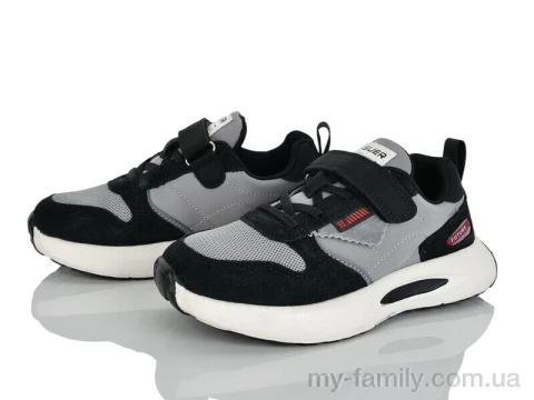 Кросівки штучна замша-текстиль сірий діти хлопчик, Дитячі кросівки оптом