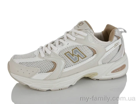 Кросівки штучна шкіра-текстиль бежевий жінки -, Жіночі кросівки оптом