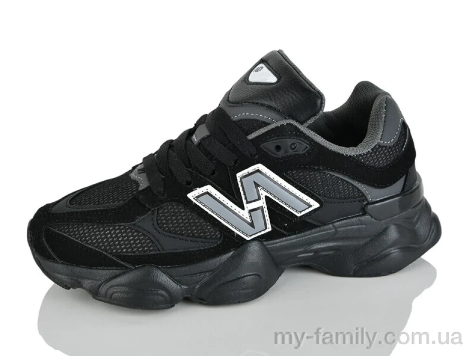 Кросівки штучна замша-текстиль чорний жінки -, Жіночі кросівки оптом