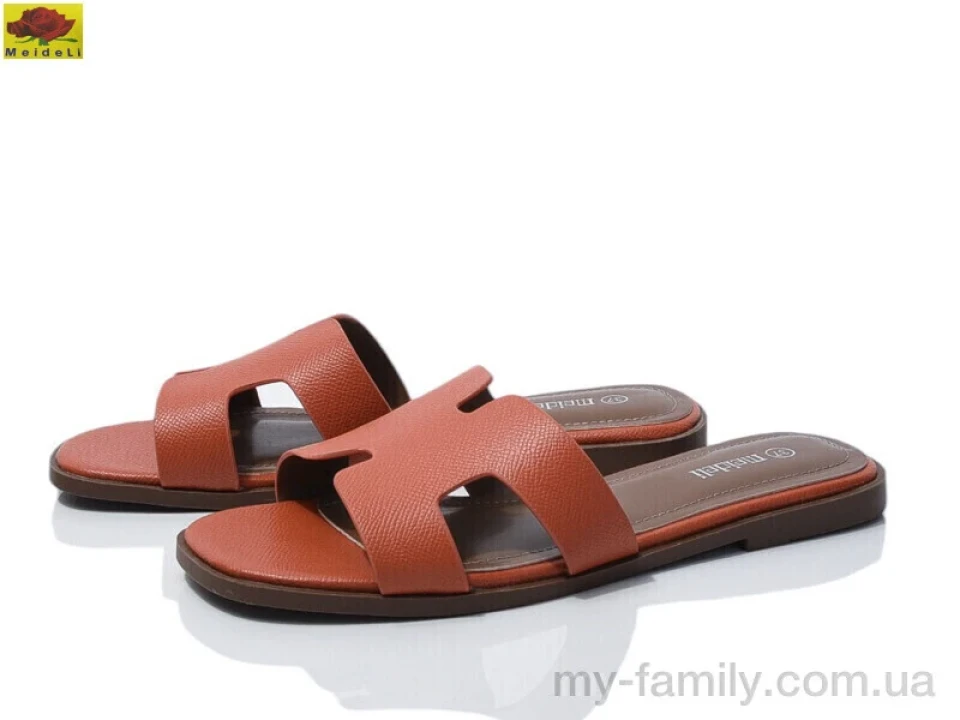 Шльопанці штучна шкіра помаранчевий жінки -, Жіночі шльопанці оптом