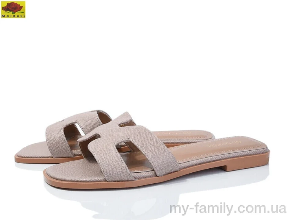 Шльопанці штучна шкіра коричневий жінки -, Жіночі шльопанці оптом