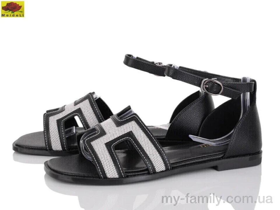 Босоніжки штучна шкіра чорний жінки -, Жіночі босоніжки оптом