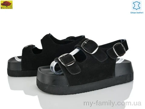 Босоніжки натуральна замша чорний жінки -, Жіночі босоніжки оптом