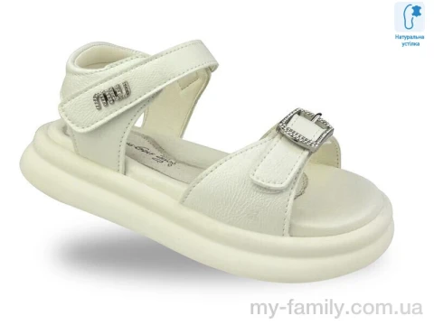 Босоніжки штучна шкіра білий діти дівчинка, Взуття оптом діти