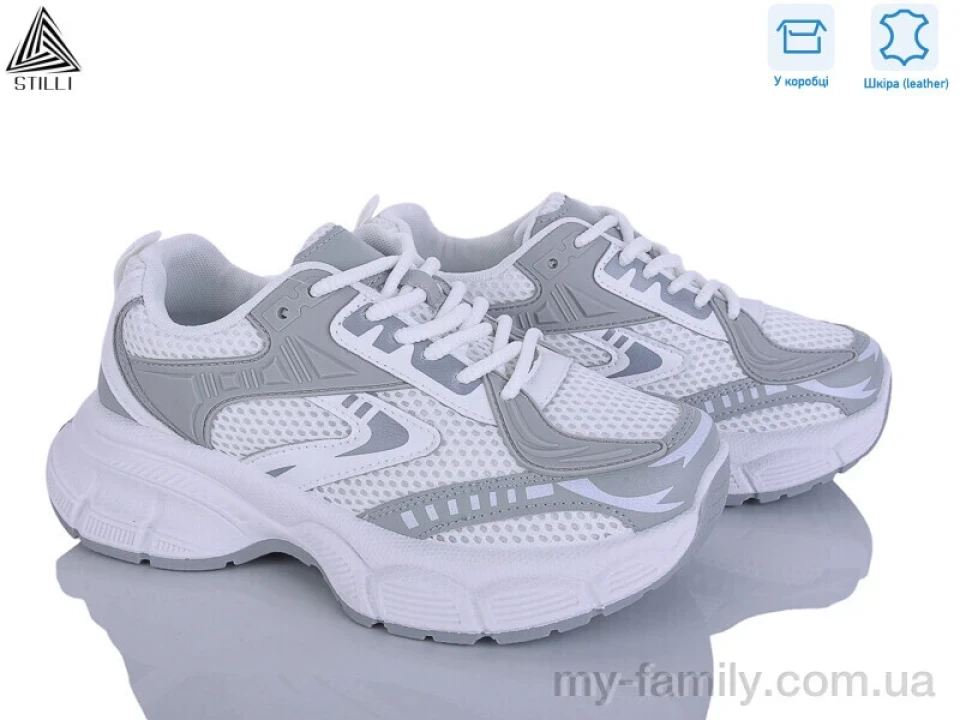 Кросівки натуральна шкіра-текстиль білий жінки -, Жіночі кросівки оптом