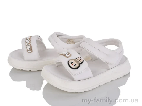 Босоніжки штучна шкіра білий діти дівчинка, Взуття оптом діти