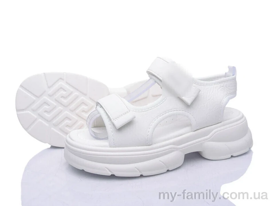 Босоніжки штучна шкіра білий діти дівчинка, Взуття оптом діти