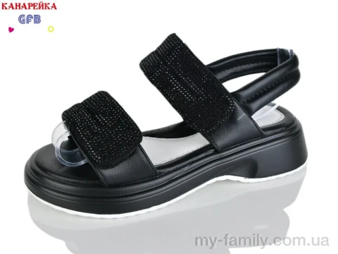 Босоніжки штучна шкіра чорний діти дівчинка, Взуття оптом діти