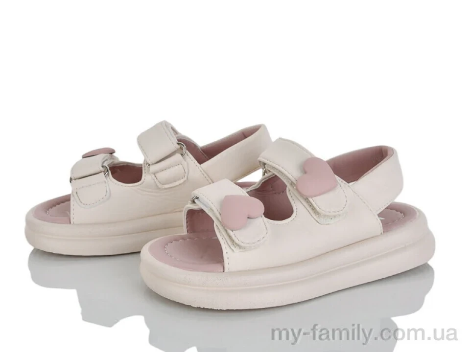 Босоніжки штучна шкіра бежевий діти дівчинка, Взуття оптом діти