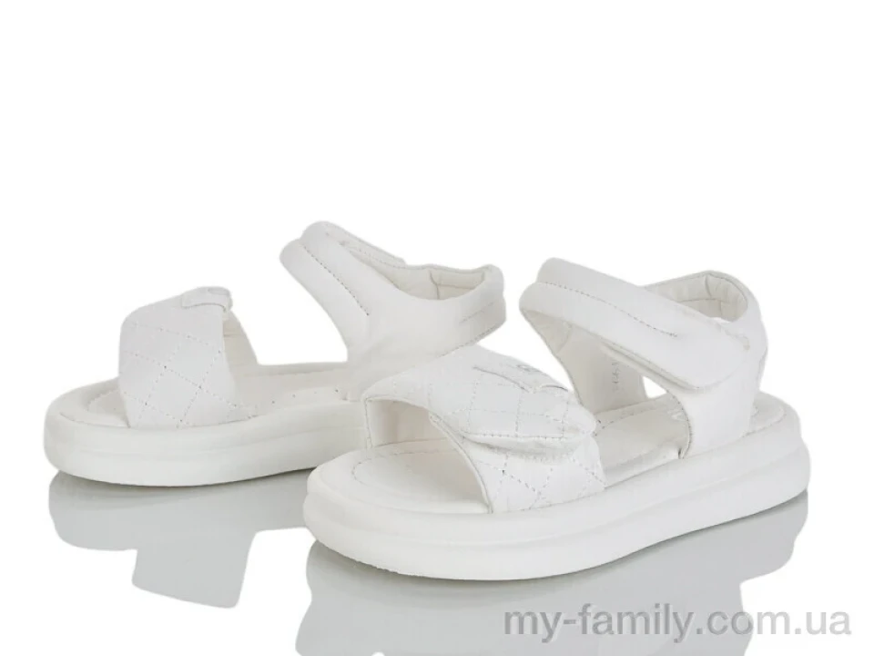 Босоніжки штучна шкіра білий діти дівчинка, Взуття оптом діти