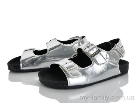 Босоніжки штучна шкіра срібний діти дівчинка, Взуття оптом діти