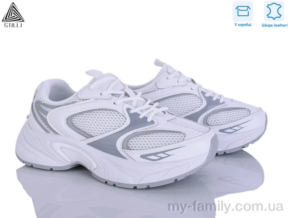 Кросівки натуральна шкіра-текстиль білий жінки -, Жіночі кросівки оптом