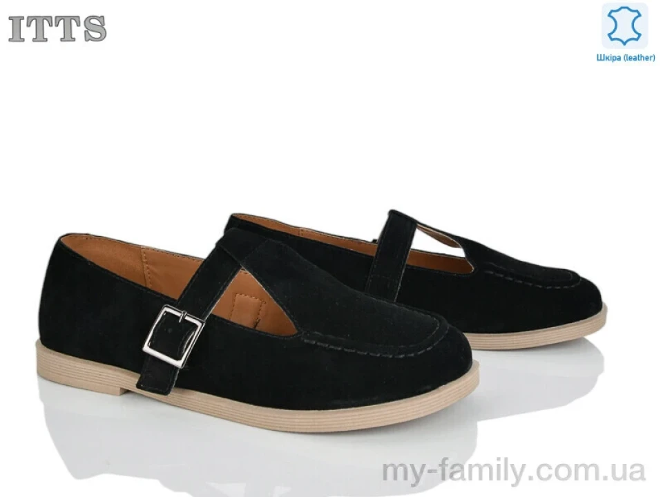 Туфлі натуральна замша чорний жінки -, Туфлі жіночі оптом