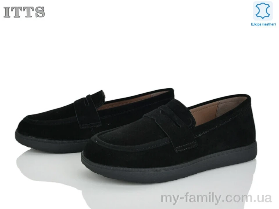 Туфлі натуральна замша чорний жінки -, Туфлі жіночі оптом