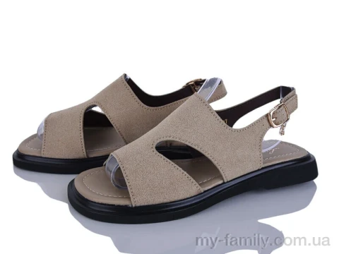 Босоніжки штучна замша бежевий жінки -, Жіночі босоніжки оптом