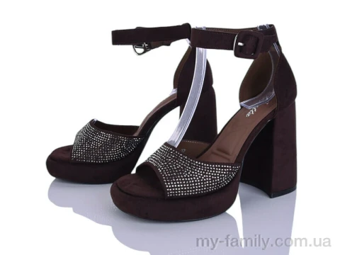 Босоніжки штучна замша коричневий жінки -, Жіночі босоніжки оптом